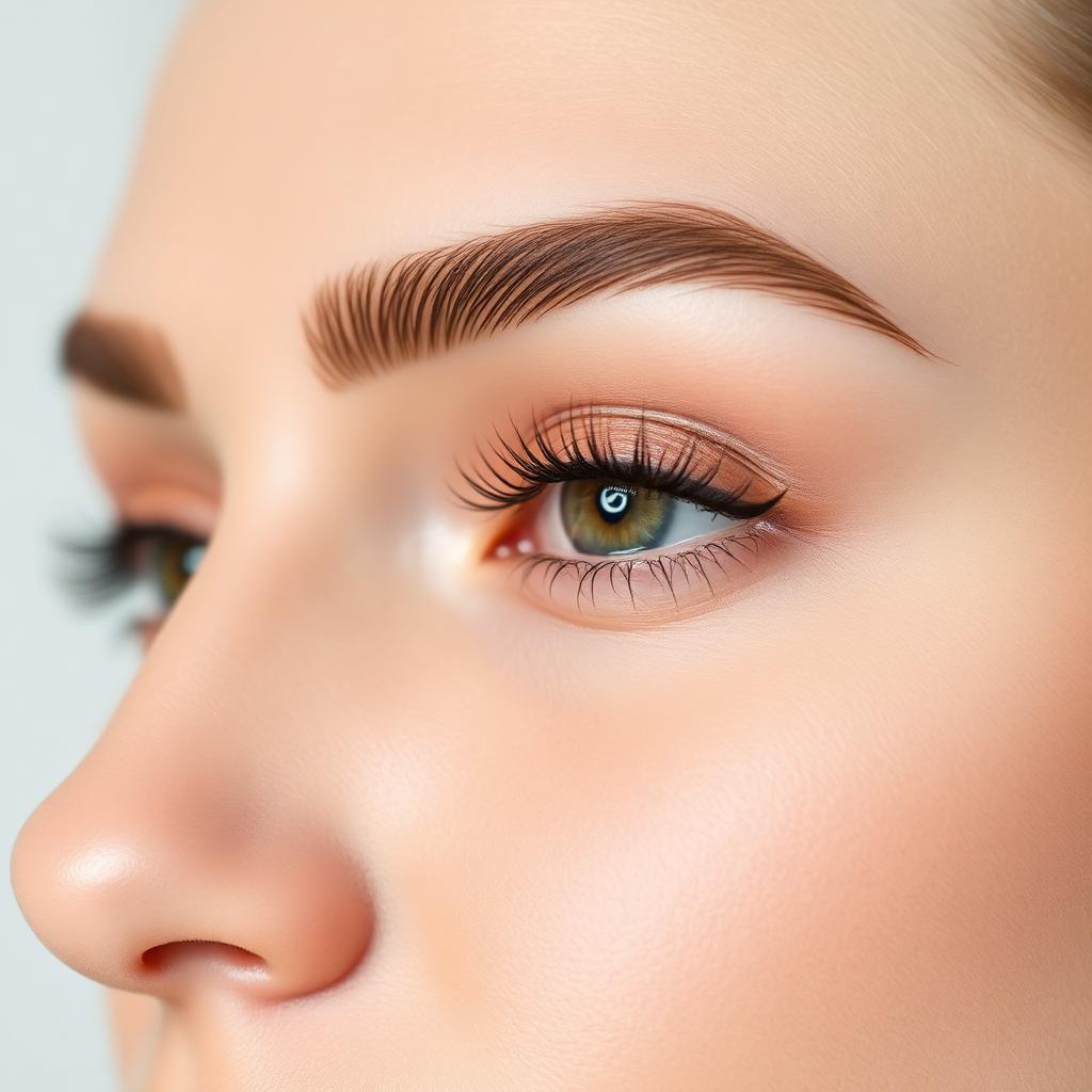 Brow lamination and lash lift result